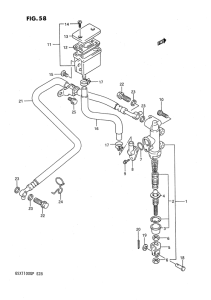 GSX1100 Задний тормозной цилиндр