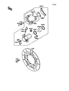 VN1500 Передние тормоза