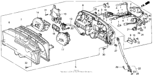 GL1500I Speedometer + tachometer i