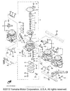 YX600UC Карбюратор