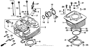XL250S Цилиндры