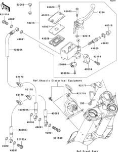 EX650 Главный тормозной цилиндр