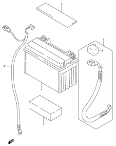GSX600 Аккумулятор