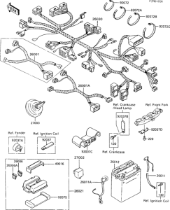 ZX600 Электрика