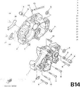  Картер двигателя