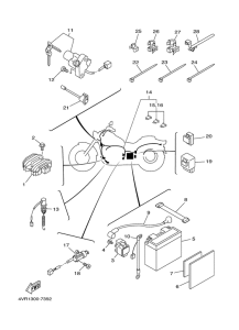 XVS650 Электрика 1