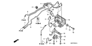 CBF600 (Naked, ABS) Модуль ABS