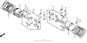 GL1200I Поршни