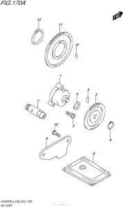 DL650X (ABS) Масляный насос
