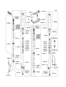  Вилка передней оси