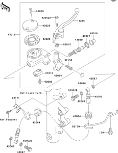 VN800 Главный тормозной цилиндр