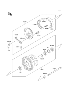KX60 Передняя втулка