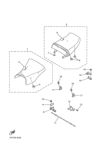 YZF1000R Сиденье
