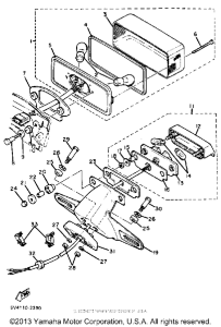 XS650SJ Фонарь