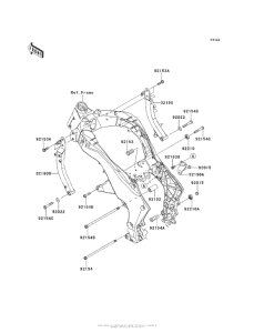 ZR1000 Крепление двигателя
