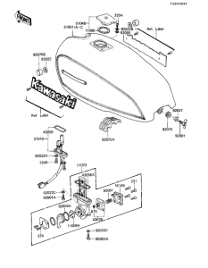 KZ750 Tank fuel