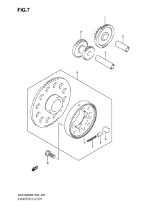 DR125 Муфта стартера