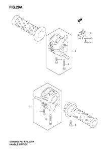 GS500 Рулевой переключатель