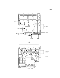 ZR250 Болты крепления картера