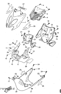 YQ50 Ветровое стекло