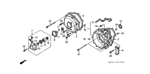 ST1100 Сцепление cover