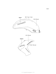 ER650 Decals (M.s.black)(Cbf)