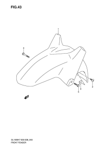 DL1000 Переднее крыло