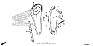 CRF80F Цепь ГРМ