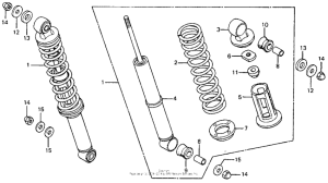 CM185 Задние амортизаторы