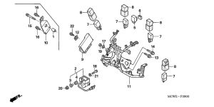 VFR800 Кронштейн крепления 