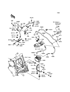 ZX1400 Тормозные трубки