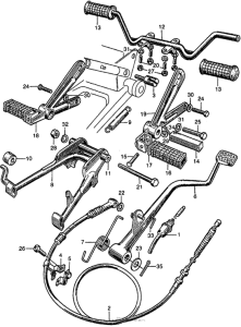CB160 Cb160 stand + step