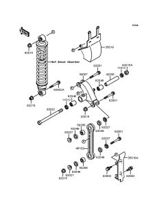 KX60 Задняя подвеска