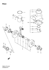 RM85 Вал коленчатый