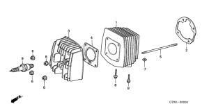 PK50S Cylinder / cylinder head