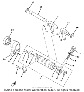YZ80G Копирный вал