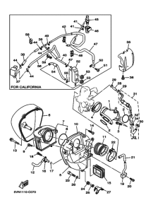 XV1700AT XV17ATS Впускная система