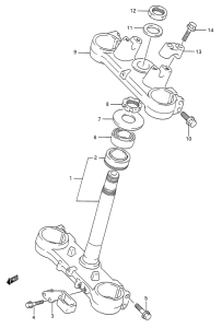 RM125 Траверса нижняя