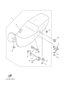 TDM850 Сиденье