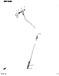 RG125 Передние тормозные трубки