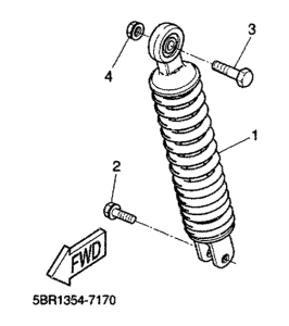 YQ50 Задняя подвеска