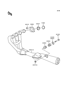 ZR400 Глушитель