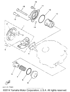 TW200E Масляный насос