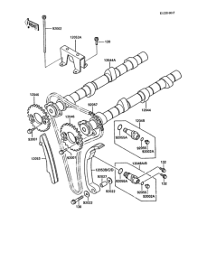 ZX900 Распред вал