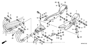 CB1000R Глушитель