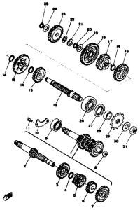 TY50M Трансмиссия