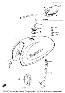 SC500A Топливный бак