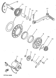 CW50RS Стартер