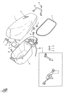 CW50RS Сидение