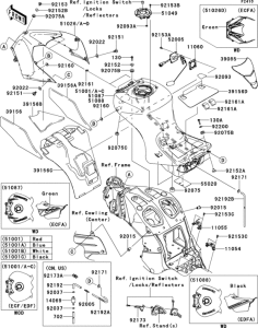 ZX1400 Fuel tank(1 / 2)